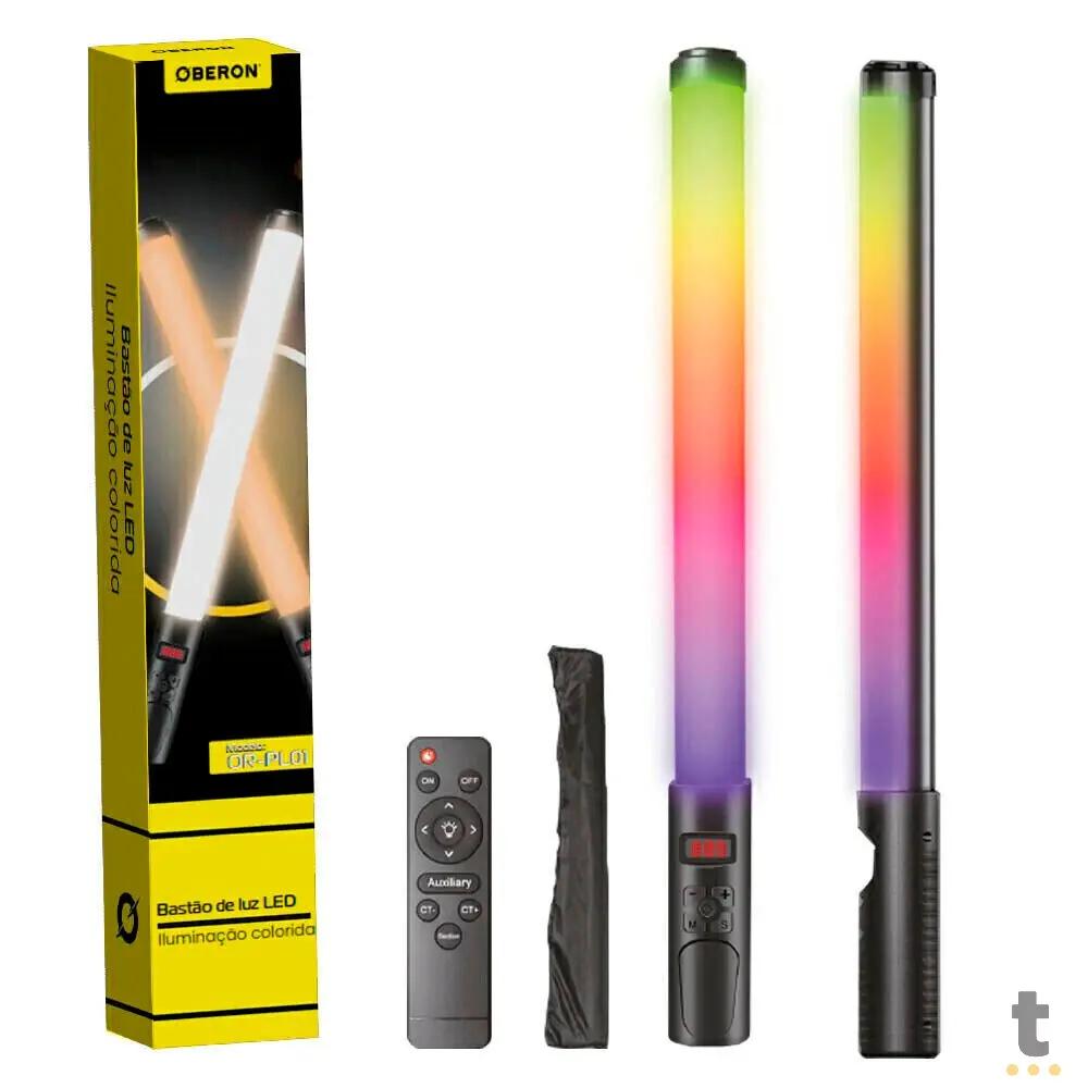 Bastão de Luz Led Iluminação Colorida Oberon - OR-PL01 Truedata